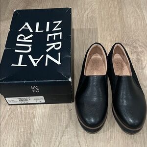 Naturalizer Black Leather Men's Loafers